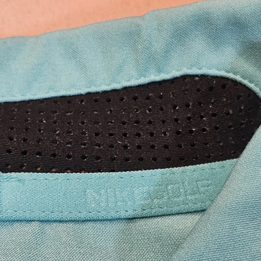 Nike Golf Polo‎ Shirt Mens XL Tour Performance Perforated Colorblock Stretch